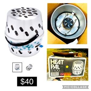 Heat Pal 5100 heating 1 burner alcohol stove and heater